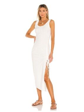 l*space Cream Ribbed Tank Maxi Dress